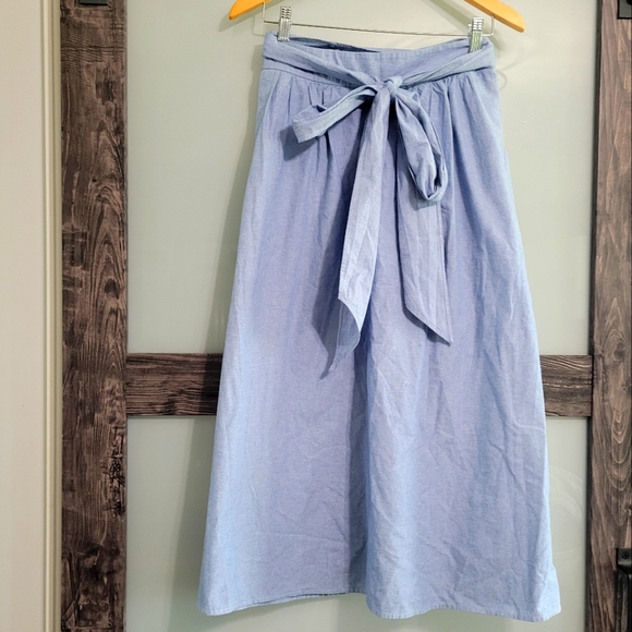 Boden Dresses & Skirts - Boden blue cotton midi skirt